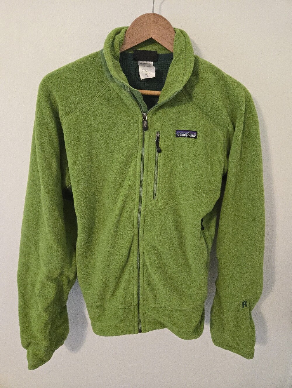 Vintage Patagonia R2 Regulator Fleece Jacket Mens Large Green